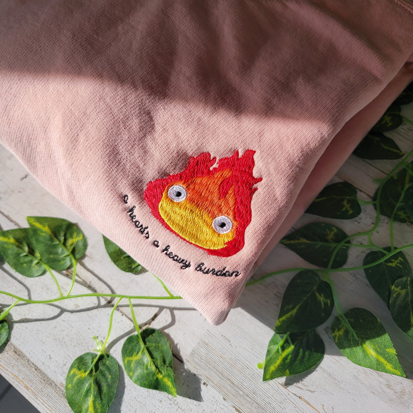 Calcifer A Heart's a Heavy Burden Sweatshirt