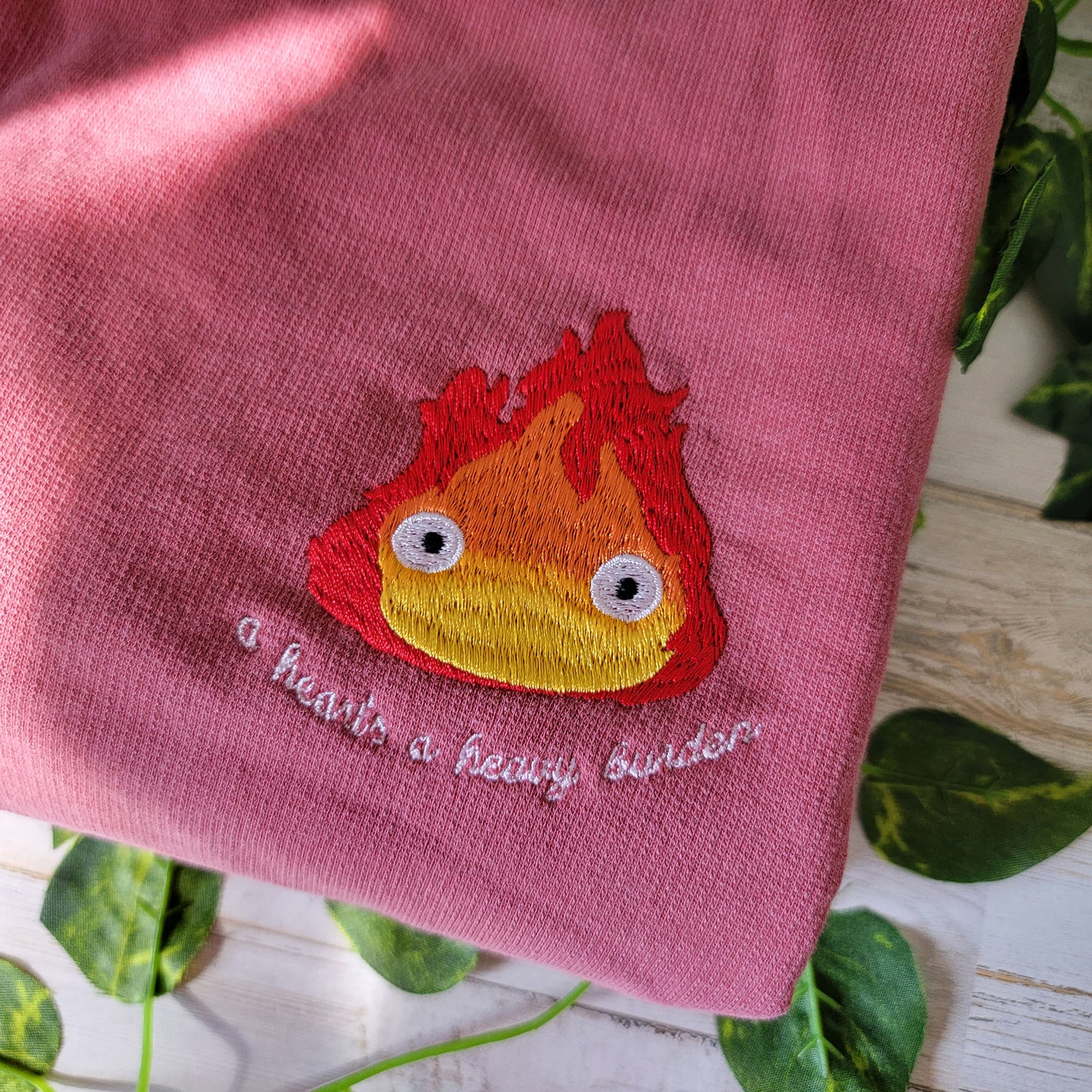 Calcifer A Heart's a Heavy Burden Sweatshirt