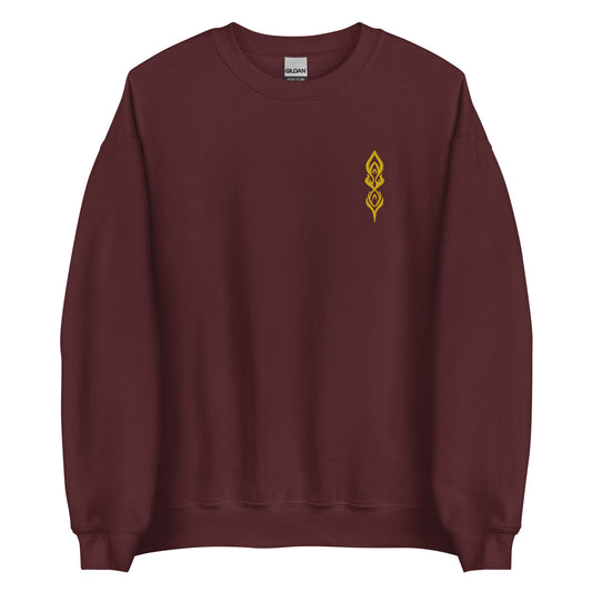Blessing of the Phoenix Embroidered Crewneck Sweater