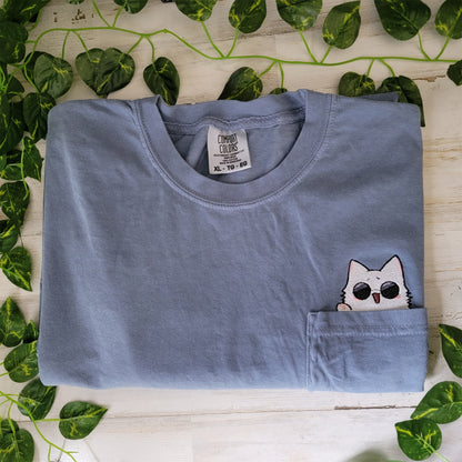 Gojo Cat Pocket Shirt