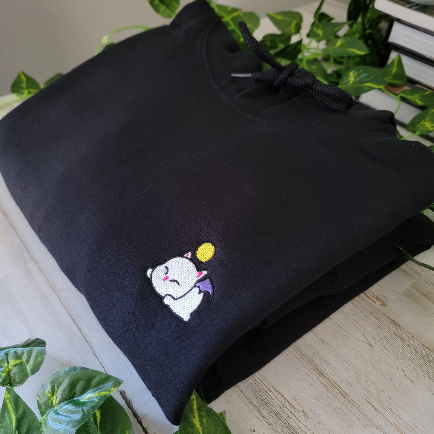 Relaxed Moogle Embroidered Hoodie