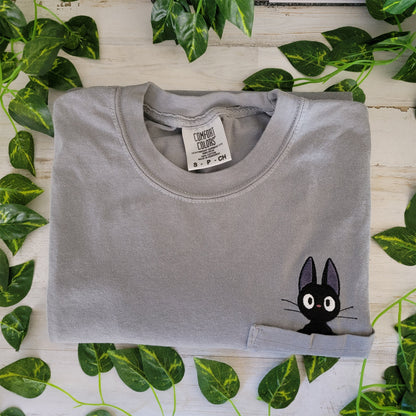 Black Cat Pocket Shirt