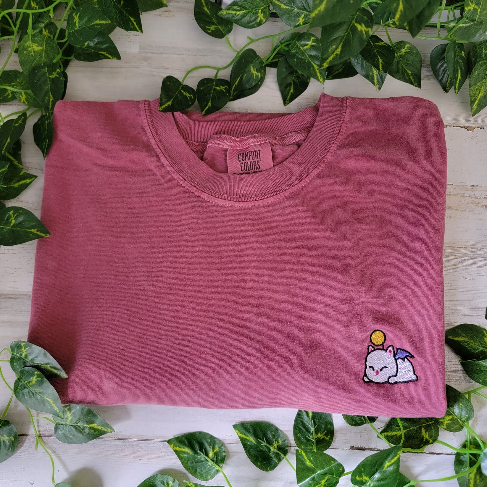 Relaxed Moogle Embroidered Shirt | Subtle Gaming Merch | AFK Apparel