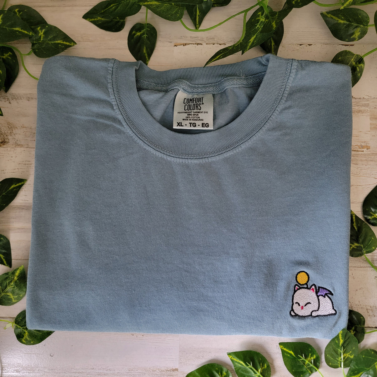 Relaxed Moogle Embroidered Shirt | Subtle Gaming Merch | AFK Apparel