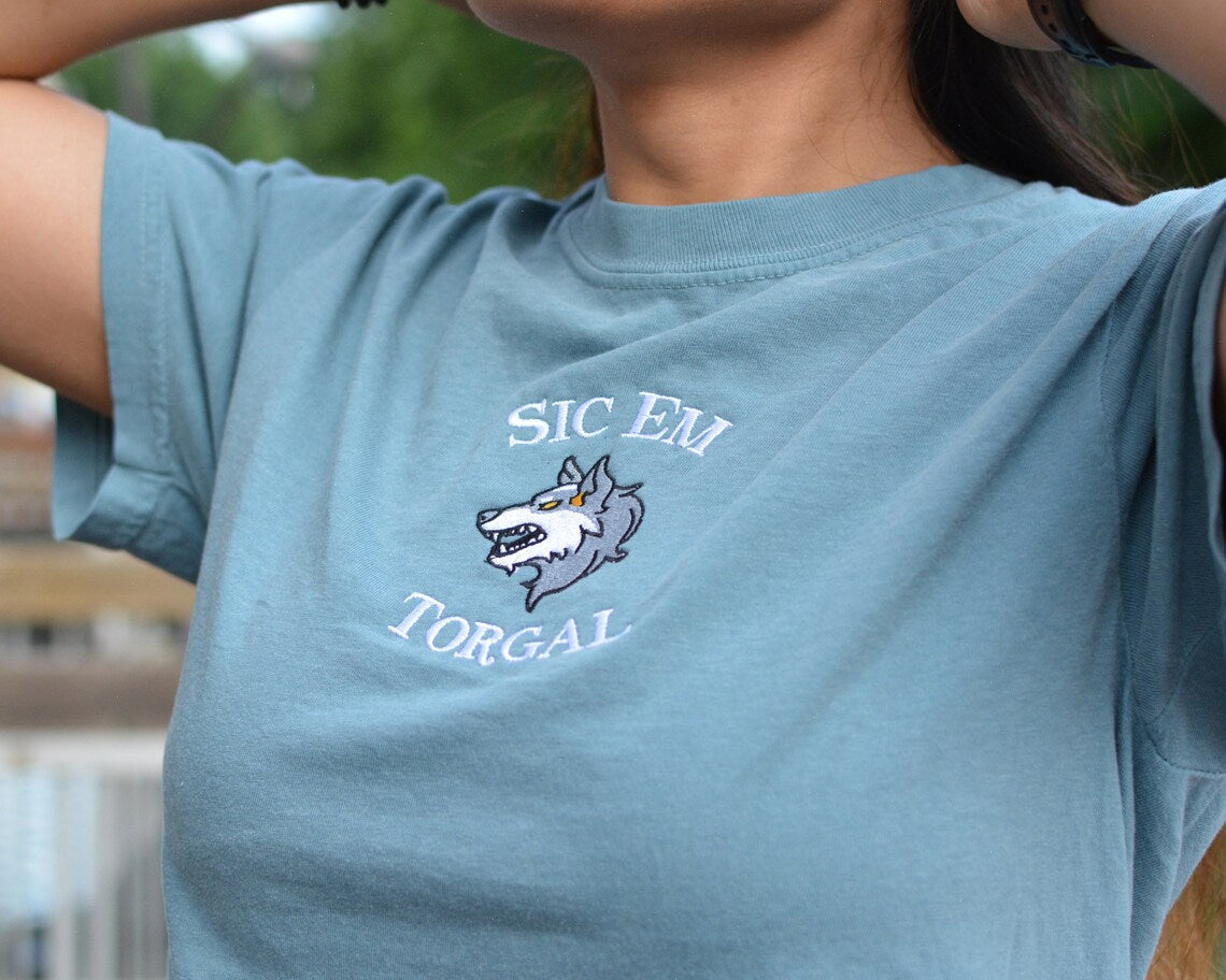 Sic Em Torgal Embroidered Shirt