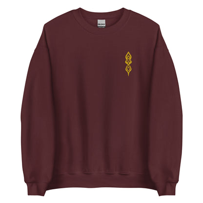 Blessing of the Phoenix Embroidered Crewneck Sweater