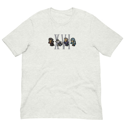 Clive, Torgal, Cid, and Jill Pixel Party Shirt