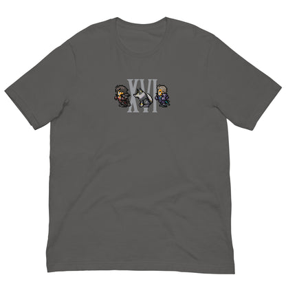 Clive, Torgal, and Cid Pixel Party Shirt