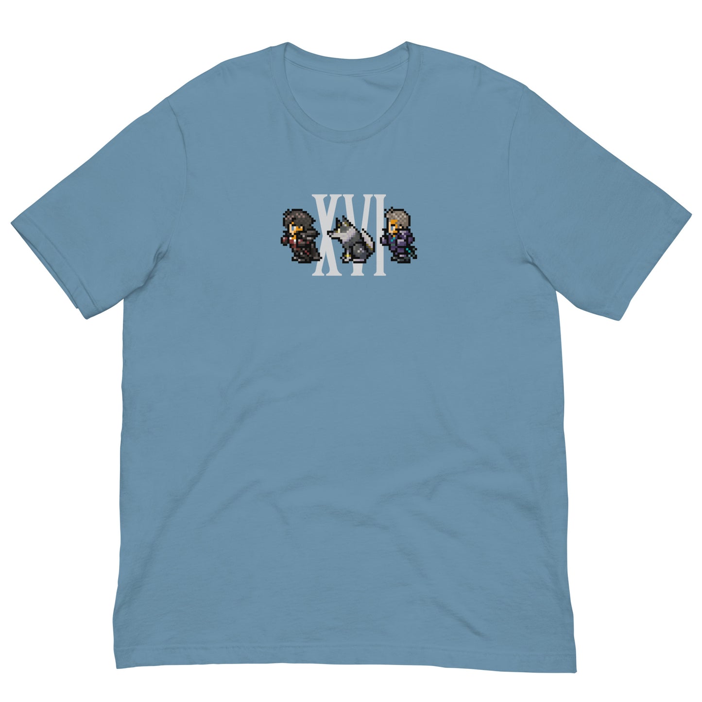 Clive, Torgal, and Cid Pixel Party Shirt